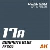 AK Interactive AK1561 DUAL EXO SET 17 – 17A GRAPHITE BLUE & 17B LUNAR BLUE